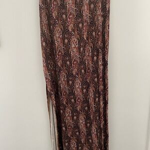 American Eagle Paisley Print Maxi Skirt